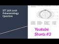 IIT JAM 2018 Palaeontology Question | Youtube Shorts #3