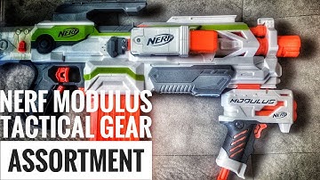 [REVIEW] Nerf Modulus Tactical Gear Assortment Unboxing, Review, Firing Test (New Nerf Accessories)