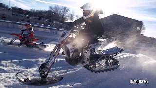 HMX Feature Film | Darrin Mees Snowbike - Road To X || HardlineMX screenshot 5