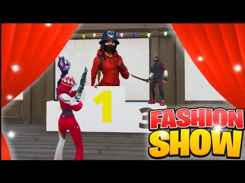 défilé de mode sur fortnite avec les abonnés !!