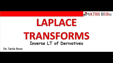 Inverse Laplace Transform of Derivative (Laplace Transforms Part-8)