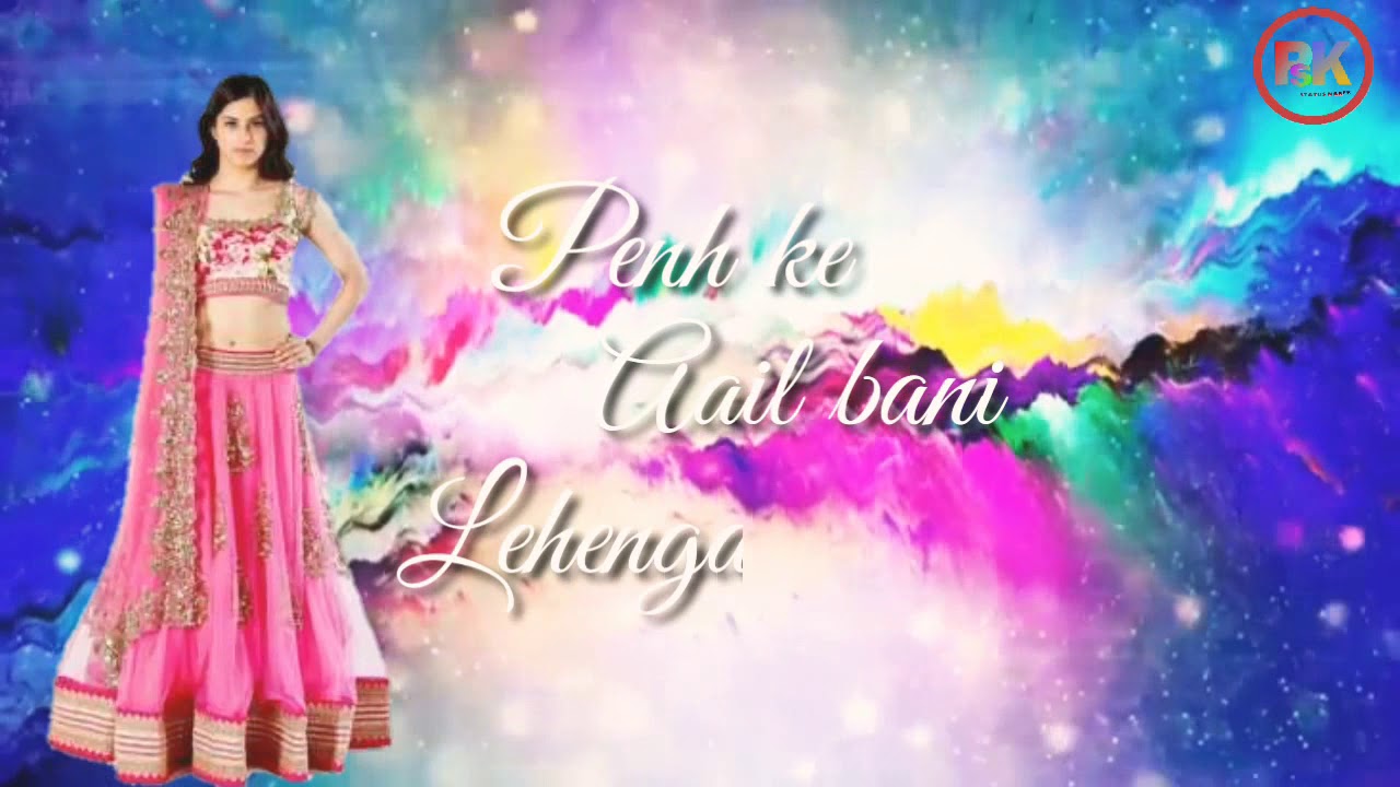 Holi song status video 2020lahanga lal ho gayilbhojpuri holi whatsapp status video YouTube