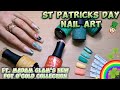 St patricks day nail art design ft madam glam new pot ogold gel polish collection