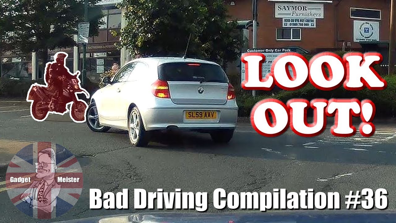 UK Dash Cam Compilation 36 - Bad Drivers & Observations - YouTube