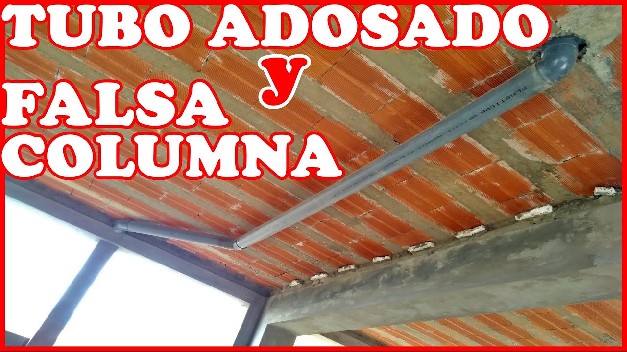 TUBERIAS DE DESAGÜE EN LOSA ALIGERADA Y FALSA COLUMNA Consideraciones