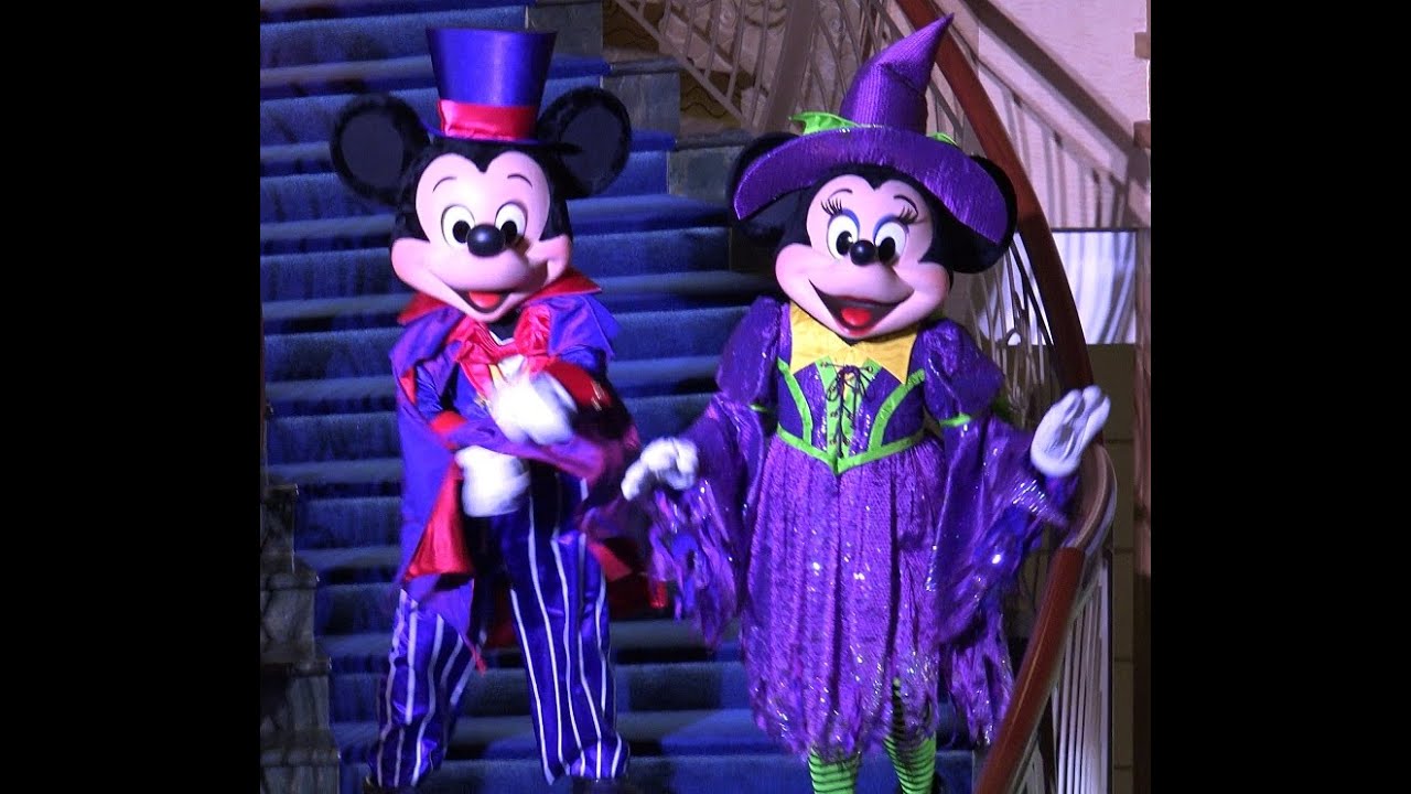 3149.海外ディズニーランドアナハイム キャストピンハロウィンリトル