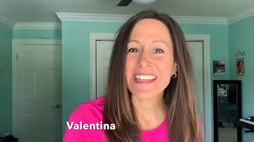 Learn to Spell VALENTINA Toddler Song | Learn to Talk with Patty Shukla