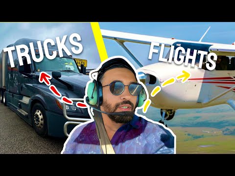 من سائق شاحنة بامريكا إلى طي ار