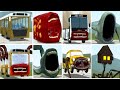 NEW TRAIN EATER, SEA EATER, BUS EATER BUILDER, HOUSE HEAD, BLOOP VS ALL TREVOR HENDERSON BATTLE!!!!!