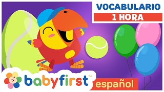 Primeras Palabras Para Bebes En Español Huevos Surpresas Con Larry 1 Hora Baby First Español
