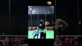 Power Smash 🔥 #badminton #youtubeshorts #outdoorbadmintontournament #viral #youtubeshorts