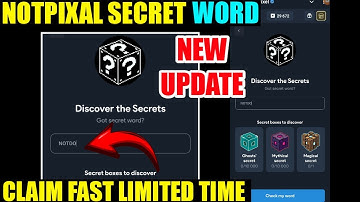 Not Pixel Secret Word | Not Pixel Discover The Secrets | Got the secret word not Pixel | Not Pixel