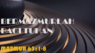 Mazmur 63:1-8