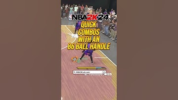 Best Dribble Moves on NBA 2K24 for Guard Builds with 86 Handle #nba2k24 #2k #2k24