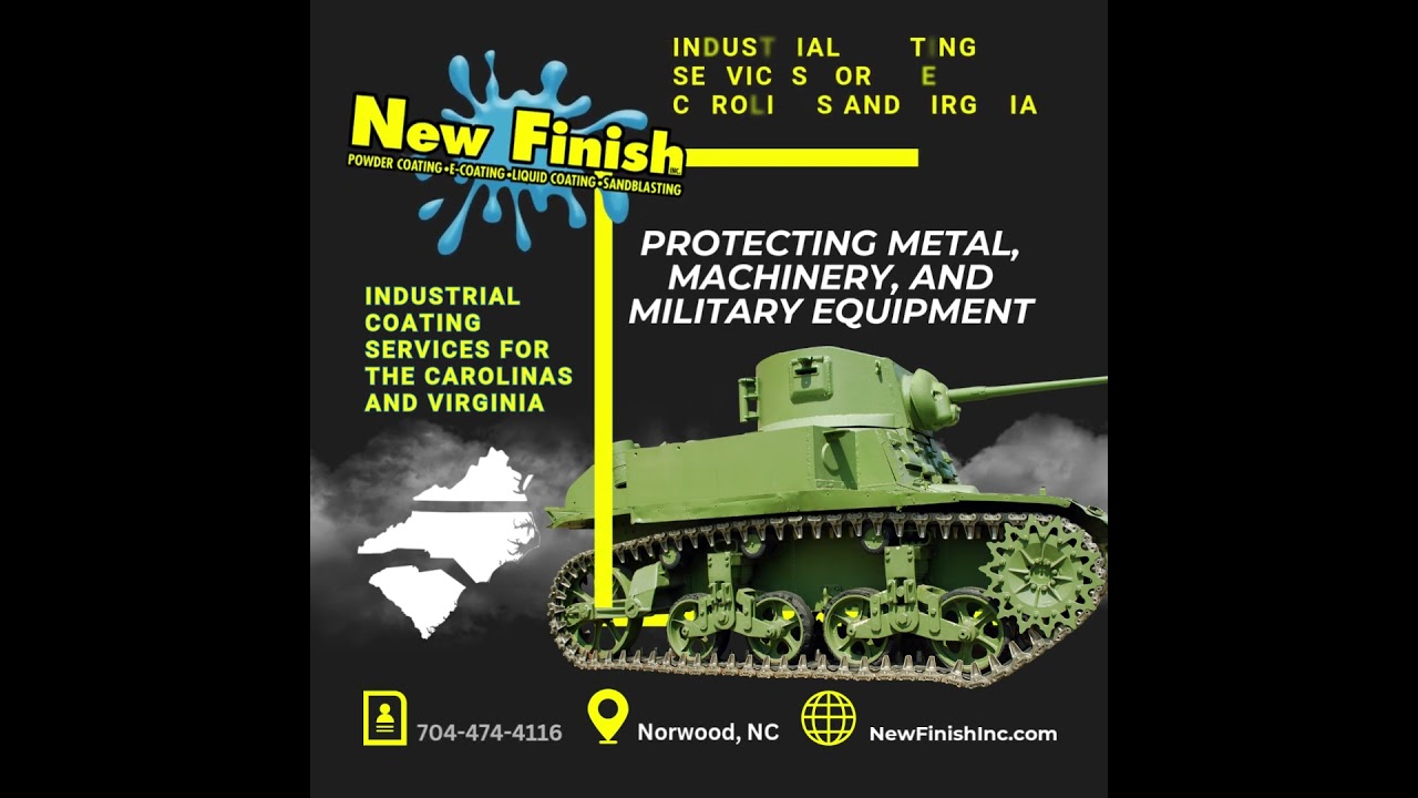 Industrial Coating for the Carolinas and Virginia: Protecting Metal, Machinery, & Military Equipment