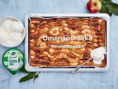 Näin leivot helpon omenapiirakan • Valio reseptit. 