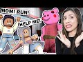 MY MOM Plays PIGGY For The First Time! *SHE KILLED ME* (Roblox Piggy)