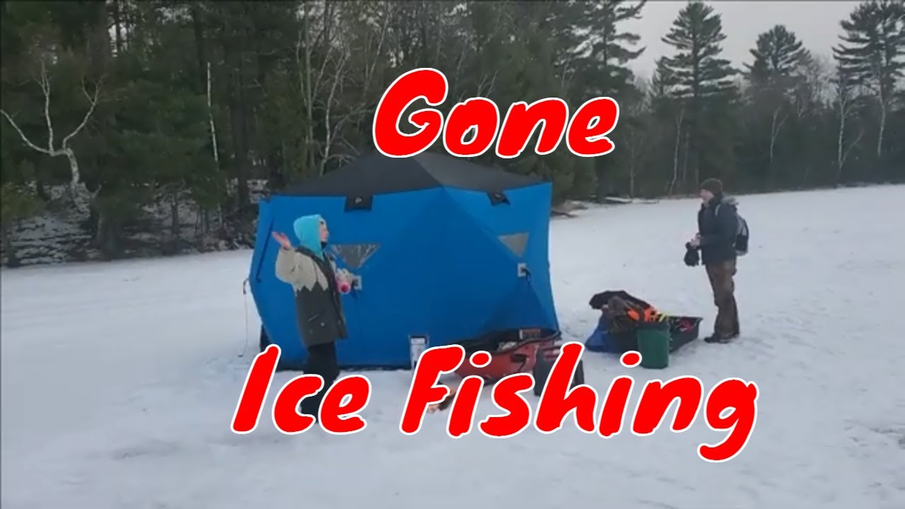 Ice Fishing on Lindquist and Lily Lake Dunbar, Wi Jan 31 2021 YouTube