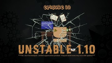 FTB Unstable 1.10 : Ep 22 : The Water Mill (ExtraUtils 2)