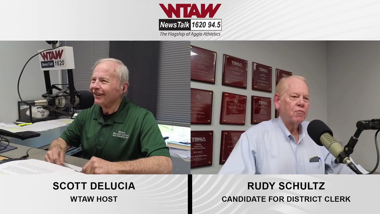 Руди Шульц — кандидат от Республиканской партии на должность окружного секретаря округа Бразос.