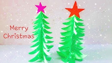 Cách làm cây thông noel 3D đơn giản bằng giấy | NHUNG TRẦN GV