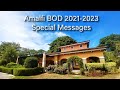 Amalfi BOD 2021-2023 Special Messages