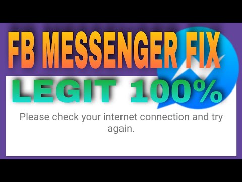 how to fix messenger please check your internet connection 2022 | mesenger ayaw mag load ang message