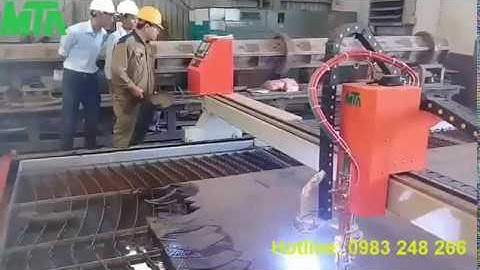 Máy cắt Plasma CNC cắt bản mã siêu mịn, siêu đẹp 2019