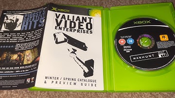 Nostalgamer 4K Unboxing Manhunt On Microsoft Xbox UK PAL Version