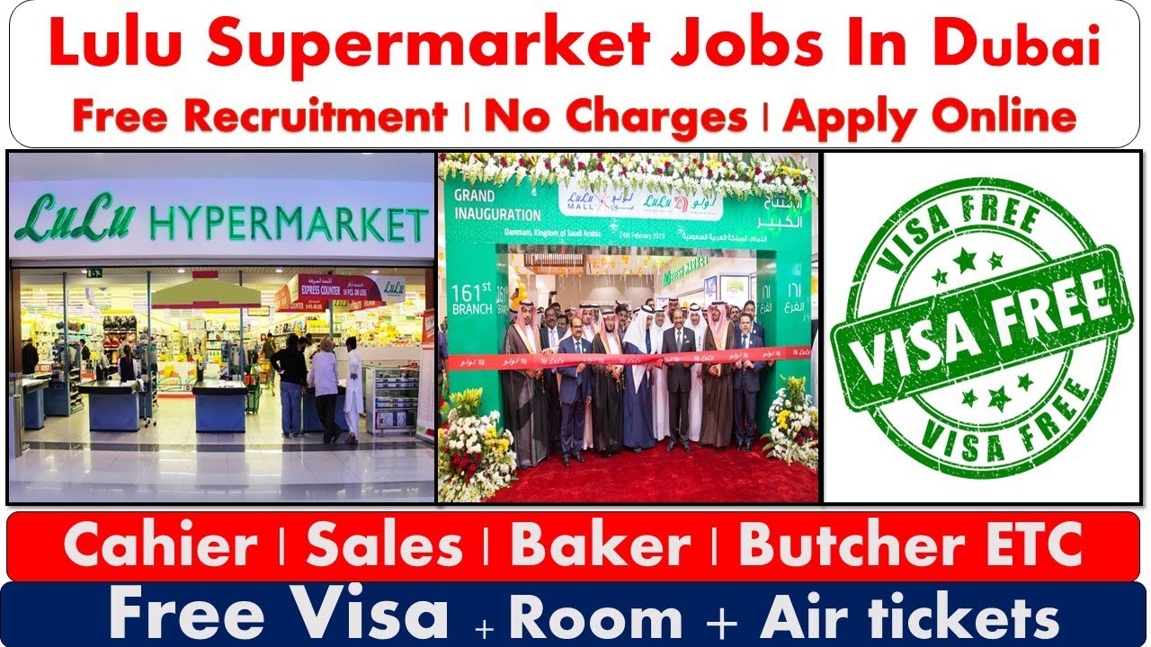 LuLu Hypermarket Hiring Staff In Dubai Abu Dhabi and SharjahUAE LuLu Supermarket Jobs In Dubai