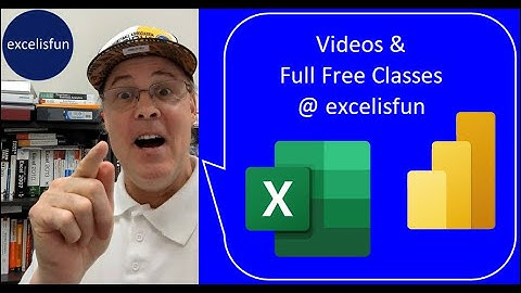 Introduction to the excelisfun Channel @ YouTube: Excel & Power BI Videos & Free Classes_
