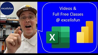 Introduction to the excelisfun Channel @ YouTube: Excel &amp; Power BI Videos &amp; Free Classes_