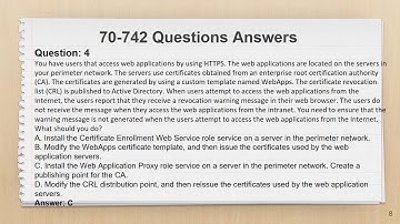 Microsoft MCSA Windows Server 2016 70-742 Exam Questions
