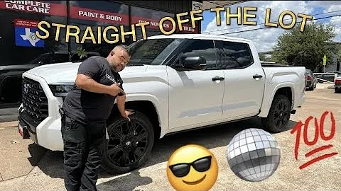2022 Toyota Tundra Capstone Full Chrome Delete!!!