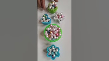 Raund Star cookie cutter flower set|moti Reverse Satisfying Asmr|Beads reverse oddly|effect video