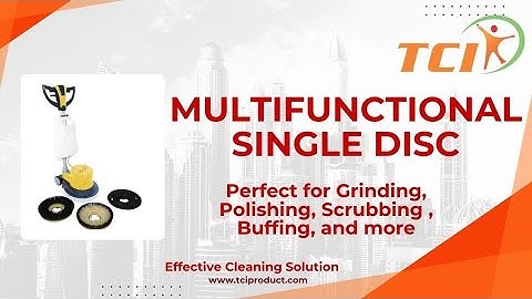 Unlock the Power of the Single Disc Scrubber: Ultimate Demo !!! | TCI S1100
