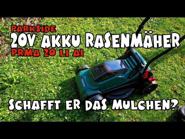 Alle Details: 20V Akku Rasenmäher PRMA 20-LI A1 von PARKSIDE® - YouTube | Rasenmäher