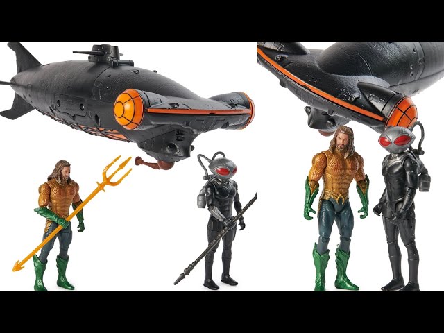 DC Comics, 4-Inch Aquaman vs. Black Manta Action Figure 2-Pack with 6  Mystery Accessories, Adventure 2
