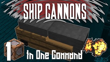Minecraft - Ship Cannons | One Command