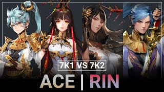 Ace & Rin Seven Knights 1 VS Seven Knights 2 ทุกร่าง ทุกท่วงท่า