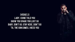 Heartbreak On A Full Moon - Chris Brown Lyrics