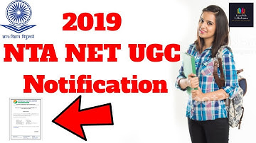 2019 NTA NET UGC Notification | UGC NET Exam 2019 Notification