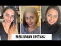 9 BOBBI BROWN lipsticks on Brown skin 👧🏽