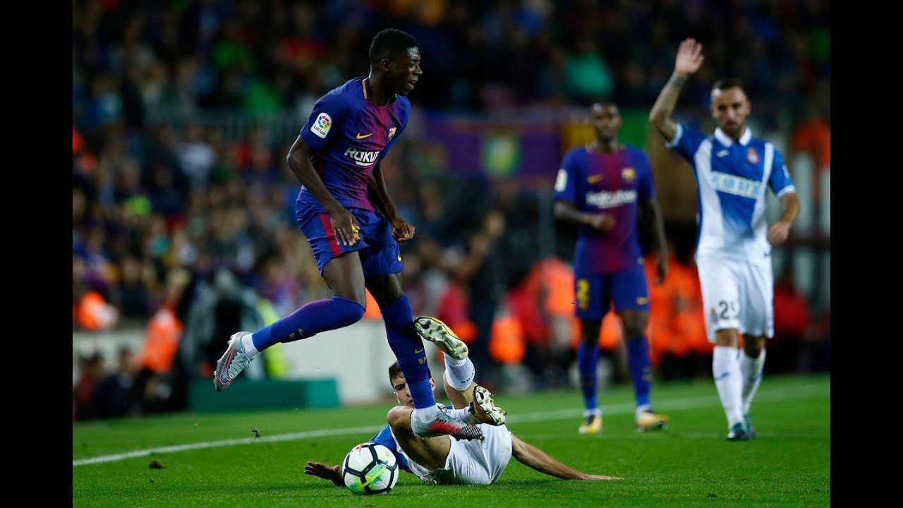 Image result for Ousmane Dembele vs Espanyol