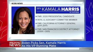 Joe Biden Picks Sen. Kamala Harris As His VP Running Mate