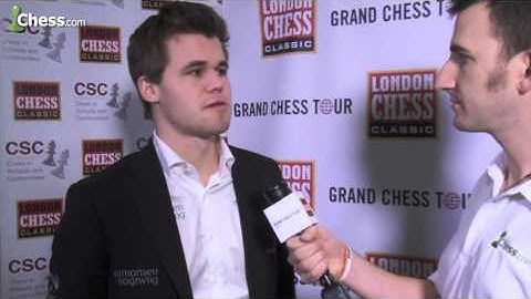 Magnus Carlsen On His Game With Viswanathan Anand At The London Chess Classic