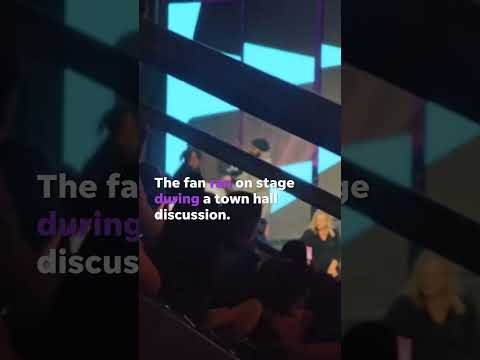 Machine Gun Kelly confronts intruding fan: 'Don't make me do this' #Shorts