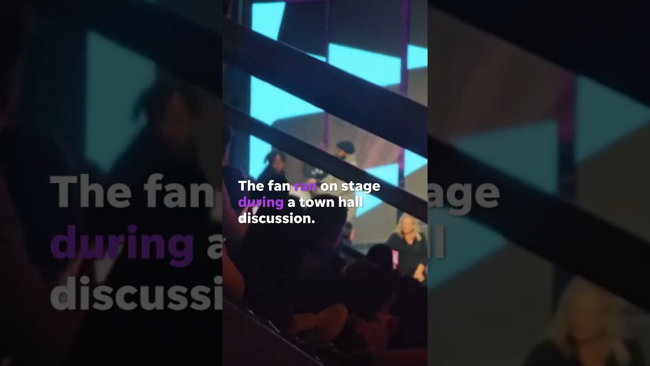 Machine Gun Kelly confronts intruding fan: ‘Don’t make me do this’ #Shorts