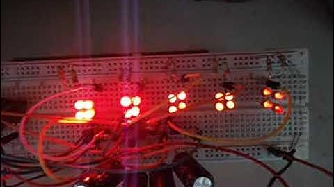 LEDs efecto auto fantástico, Knight Rider LED - CIRCUITO ★LEDFACIL★