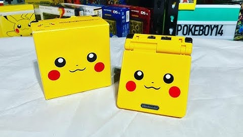 Pikachu Edition Gameboy Advance SP from Pokemon Center Japan - Complete Unboxing of this Rare GBA!